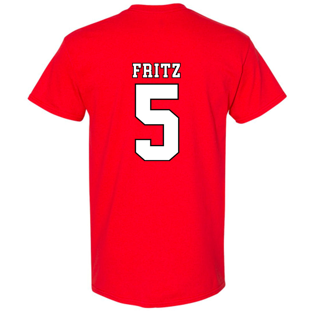 Texas Tech - NCAA Women's Basketball : Denae Fritz - Classic Shersey T-Shirt-1
