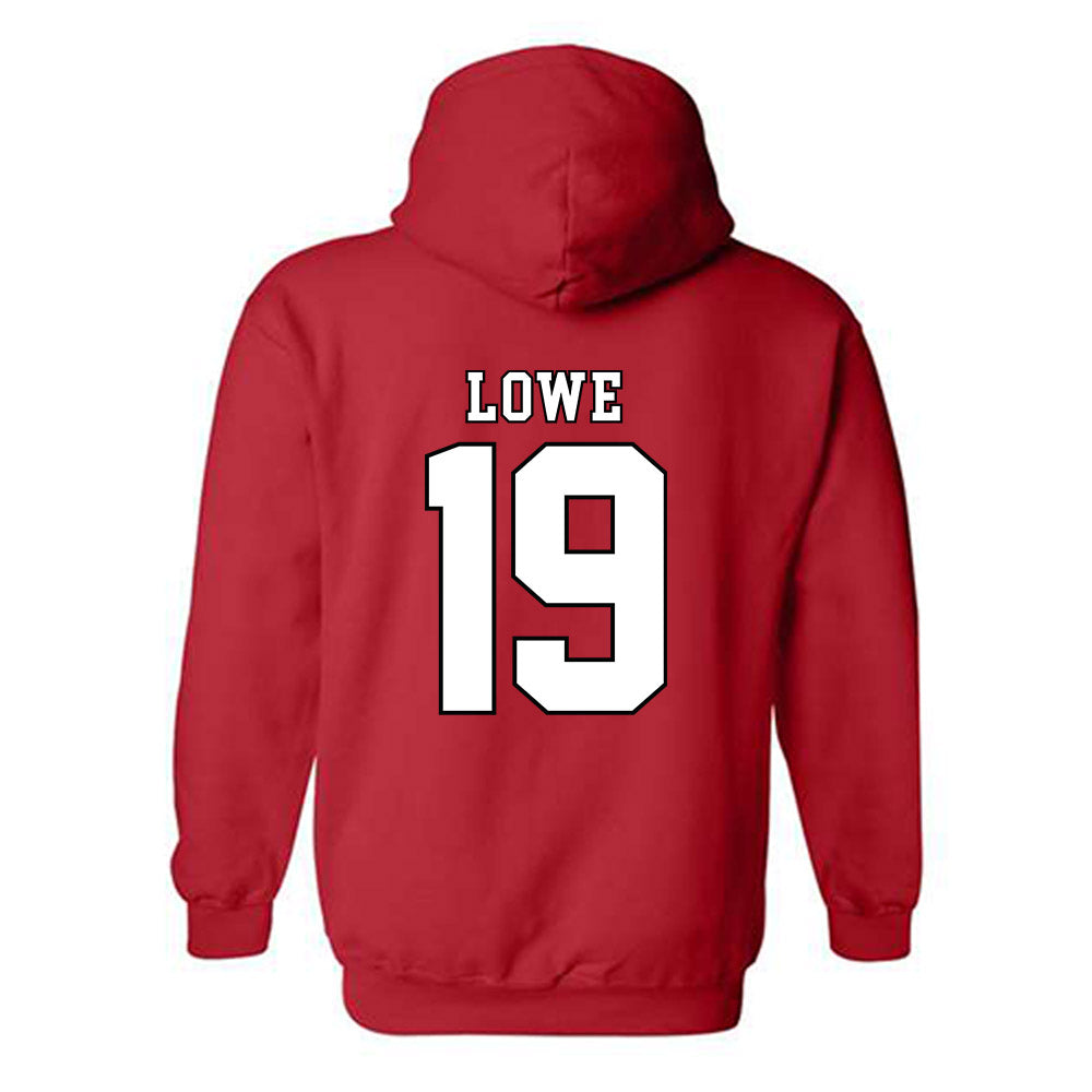 Texas Tech - NCAA Baseball : Jonathan Lowe - Classic Shersey Hooded Sweatshirt-1