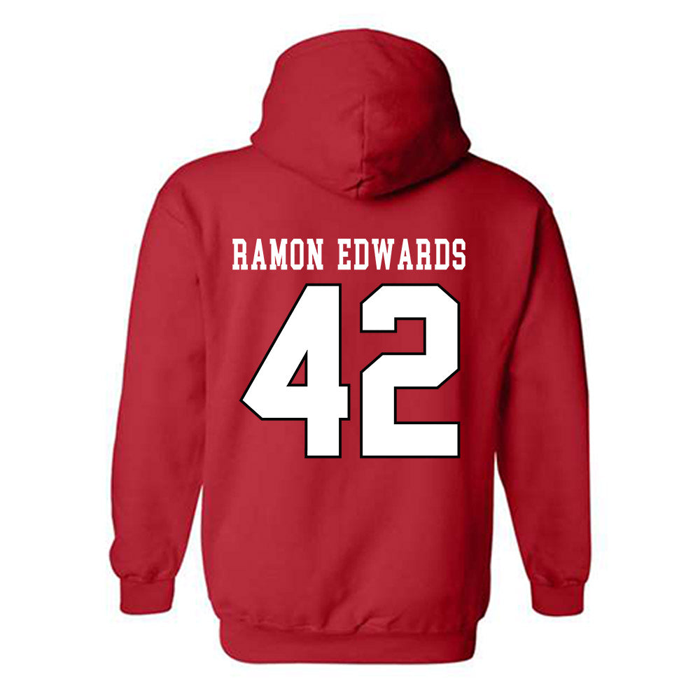 Texas Tech - NCAA Football : Marcus Ramon-Edwards - Classic Shersey Hooded Sweatshirt-1