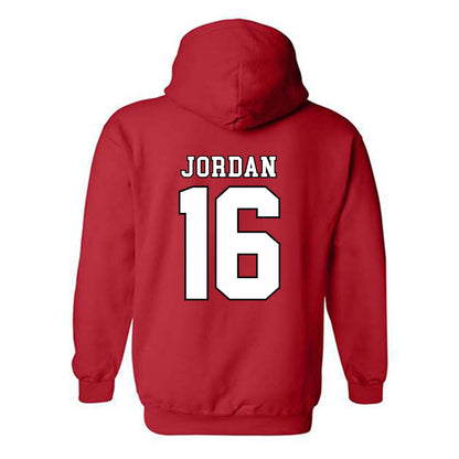 Texas Tech - NCAA Baseball : Will Jordan - Classic Shersey Hooded Sweatshirt-1