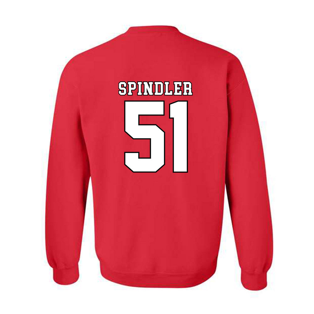 Texas Tech - NCAA Baseball : Jake Spindler - Classic Shersey Crewneck Sweatshirt-1