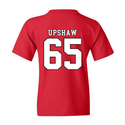 Texas Tech - NCAA Football : Danthis Upshaw - Classic Shersey Youth T-Shirt-1