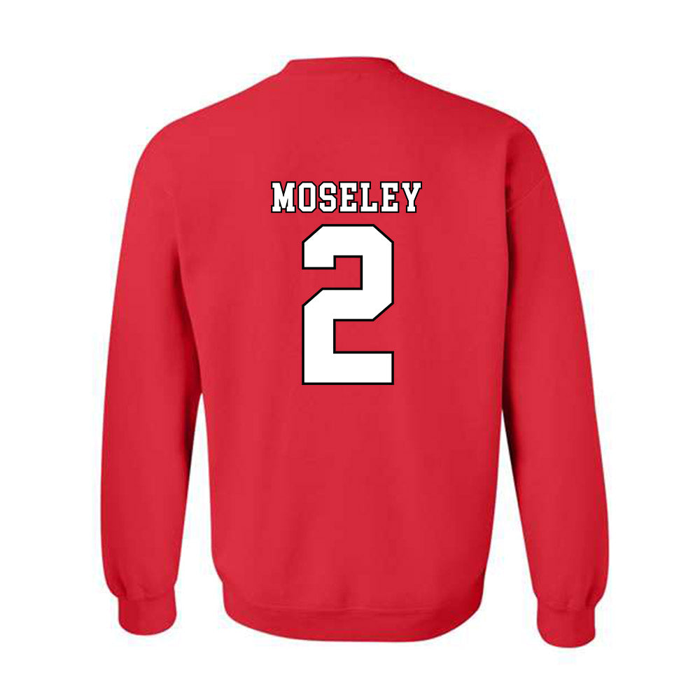 Texas Tech - NCAA Men's Basketball : Josiah Moseley - Classic Shersey Crewneck Sweatshirt-1