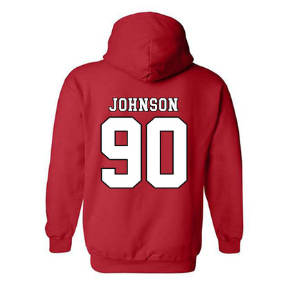 Texas Tech - NCAA Football : Ayden Johnson - Classic Shersey Hooded Sweatshirt-1