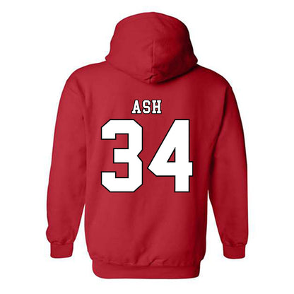 Texas Tech - NCAA Football : Jude Ash - Classic Shersey Hooded Sweatshirt-1