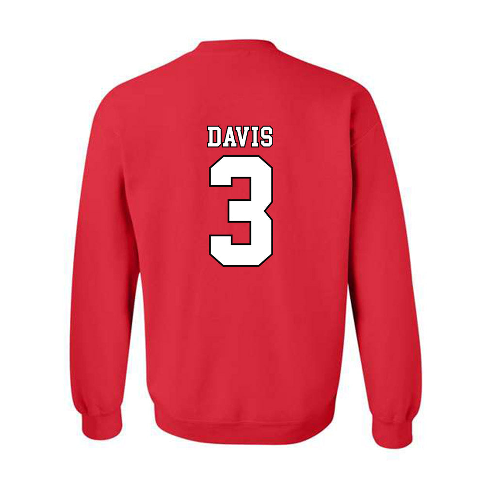 Texas Tech - NCAA Men's Basketball : Cruz Davis - Classic Shersey Crewneck Sweatshirt-1