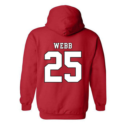Texas Tech - NCAA Football : Donovan Webb - Classic Shersey Hooded Sweatshirt-1