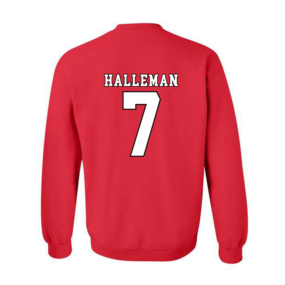 Texas Tech - NCAA Softball : Logan Halleman - Classic Shersey Crewneck Sweatshirt