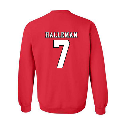 Texas Tech - NCAA Softball : Logan Halleman - Classic Shersey Crewneck Sweatshirt