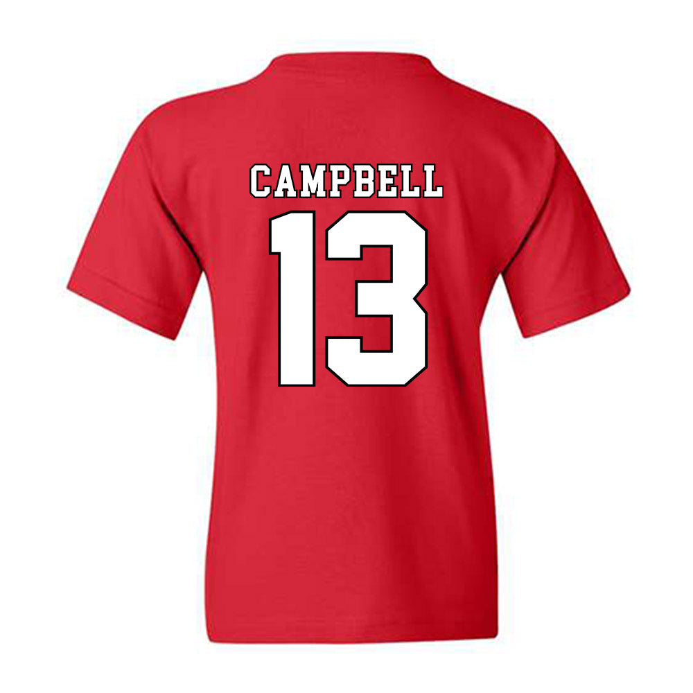 Texas Tech - NCAA Football : Chase Campbell - Classic Shersey Youth T-Shirt-1