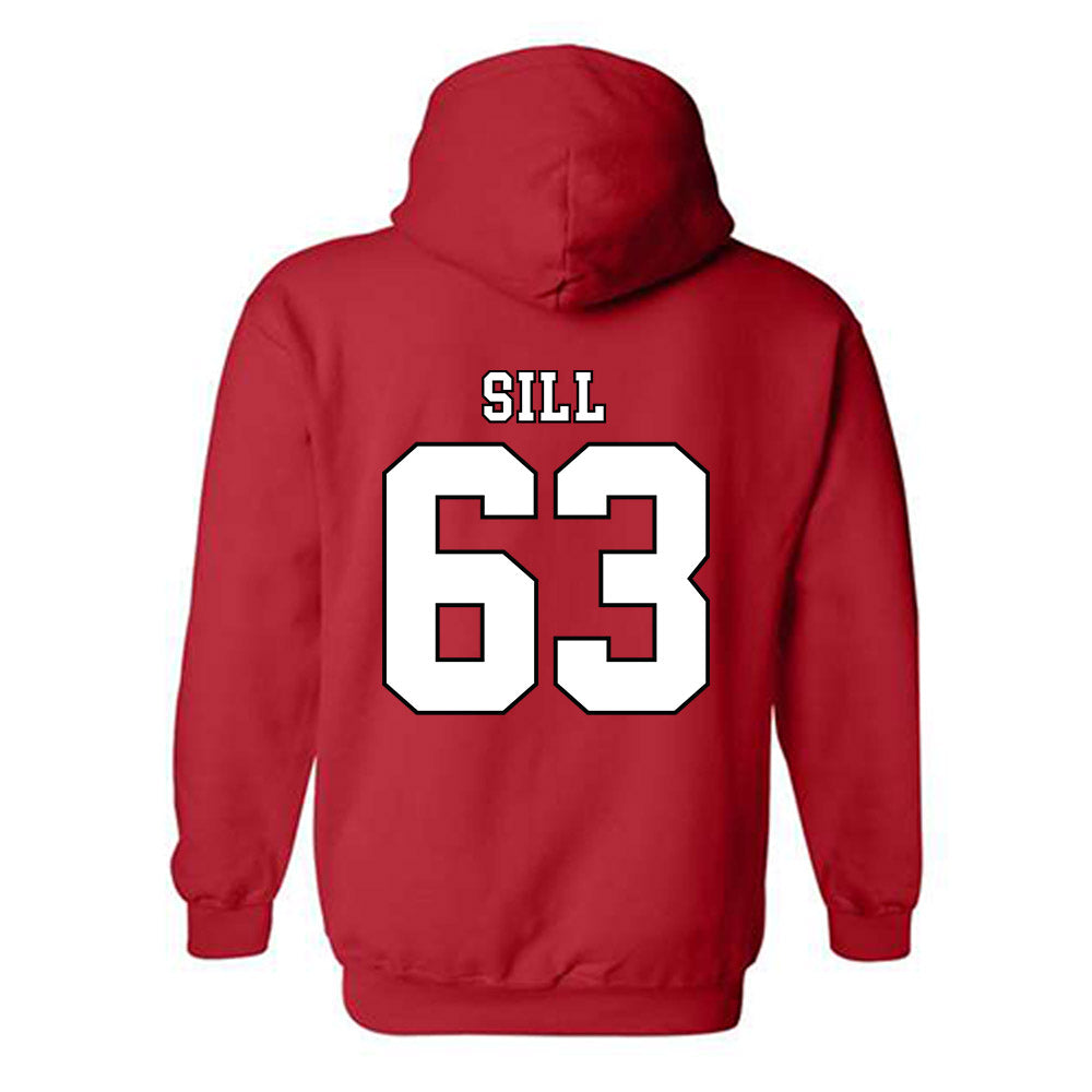 Texas Tech - NCAA Football : Daniel Sill - Classic Shersey Hooded Sweatshirt-1