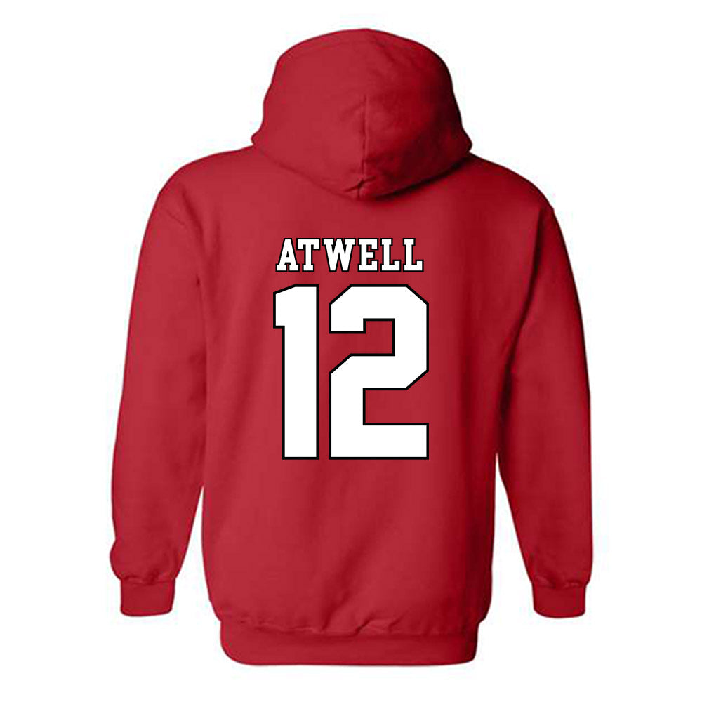 Texas Tech - NCAA Men's Basketball : Donovan Atwell - Classic Shersey Hooded Sweatshirt-1