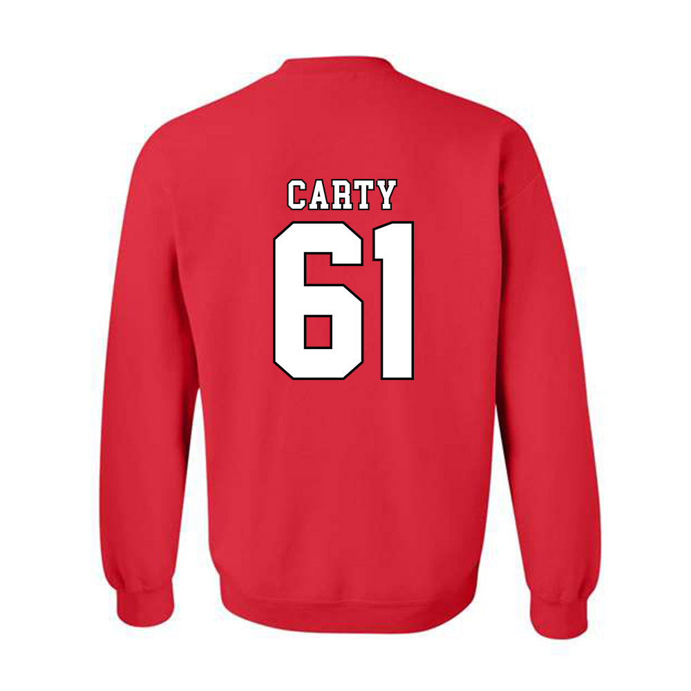 Texas Tech - NCAA Football : Connor Carty - Classic Shersey Crewneck Sweatshirt-1