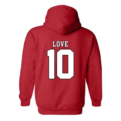 Texas Tech - NCAA Women's Basketball : Sidney Love - Classic Shersey Hooded Sweatshirt-1