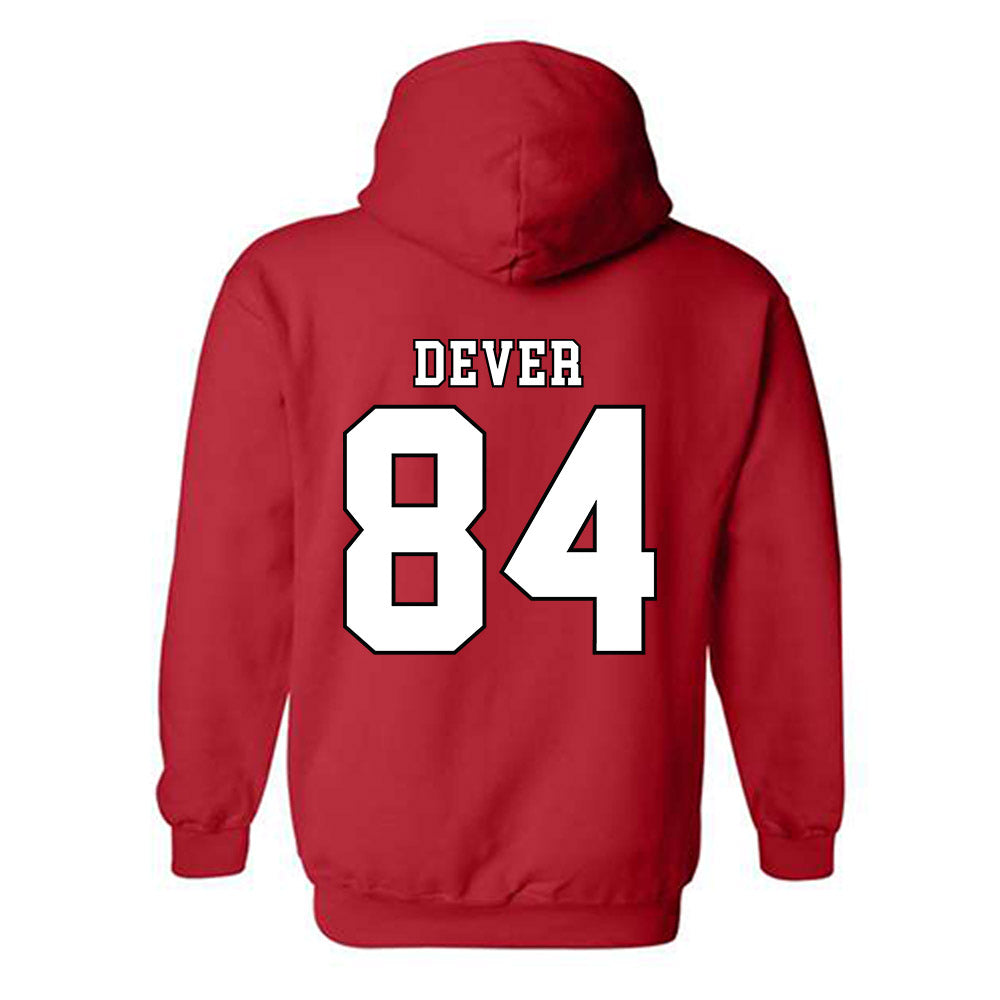 Texas Tech - NCAA Football : Michael Dever - Classic Shersey Hooded Sweatshirt-1
