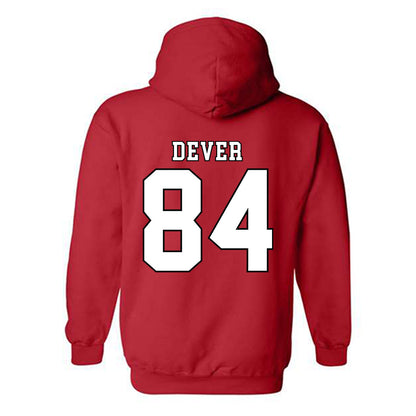 Texas Tech - NCAA Football : Michael Dever - Classic Shersey Hooded Sweatshirt-1