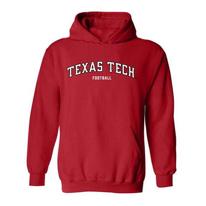 Texas Tech - NCAA Football : Miquel Dingle Jr. - Classic Shersey Hooded Sweatshirt-0