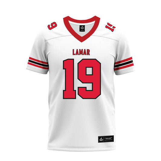 Lamar - NCAA Football : Albert Simon III - Premium Football Jersey-0