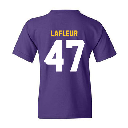 LSU - NCAA Football : JD LaFleur - Classic Shersey Youth T-Shirt-1