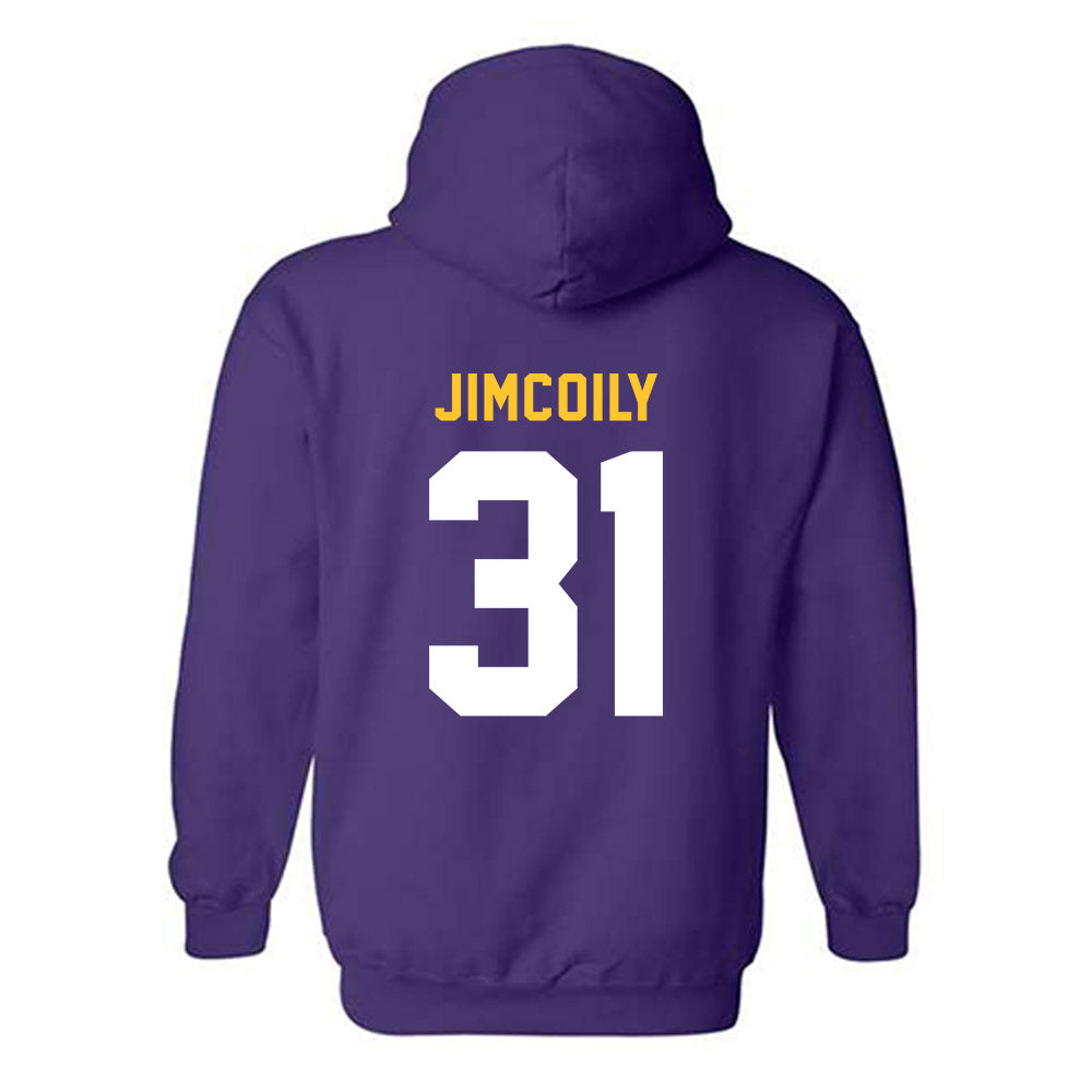 LSU - NCAA Football : CJ Jimcoily - Classic Shersey Hooded Sweatshirt-1