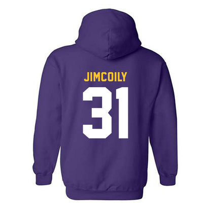 LSU - NCAA Football : CJ Jimcoily - Classic Shersey Hooded Sweatshirt-1
