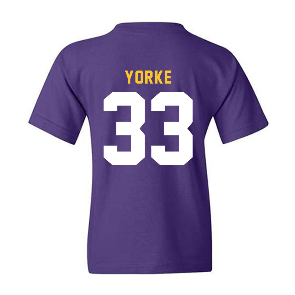 LSU - NCAA Baseball : Zach Yorke - Classic Shersey Youth T-Shirt-1