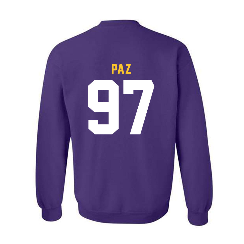 LSU - NCAA Baseball : Marcos Paz - Classic Shersey Crewneck Sweatshirt-1
