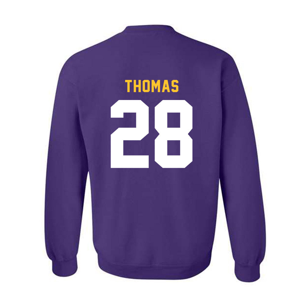 LSU - NCAA Football : Jhase Thomas - Classic Shersey Crewneck Sweatshirt-1