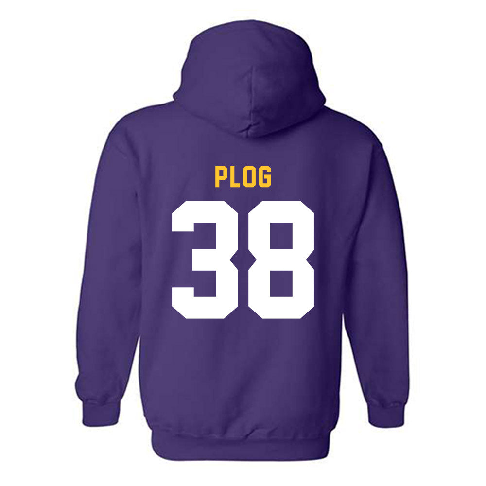 LSU - NCAA Baseball : Ethan Plog - Classic Shersey Hooded Sweatshirt-1