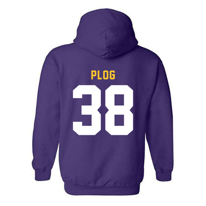 LSU - NCAA Baseball : Ethan Plog - Classic Shersey Hooded Sweatshirt-1