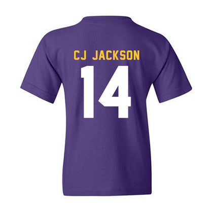 LSU - NCAA Football : Christopher "CJ" Jackson - Classic Shersey Youth T-Shirt-1