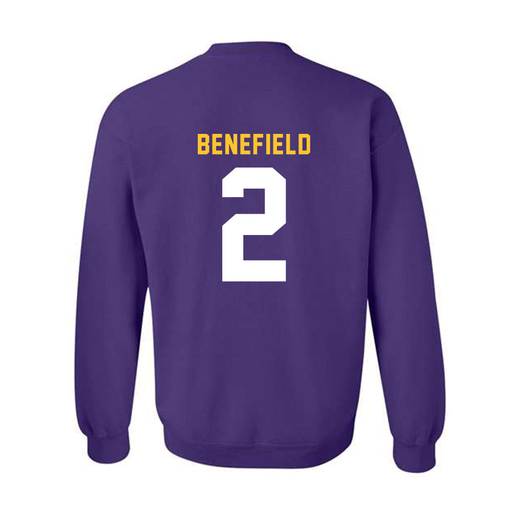 LSU - NCAA Football : Ty Benefield - Classic Shersey Crewneck Sweatshirt-1