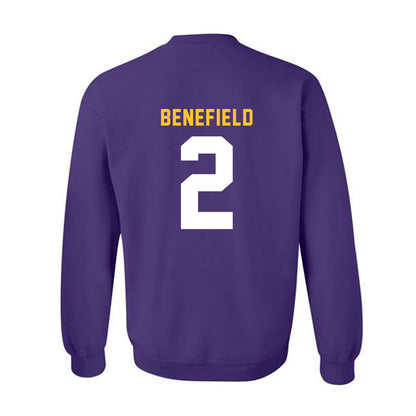 LSU - NCAA Football : Ty Benefield - Classic Shersey Crewneck Sweatshirt-1