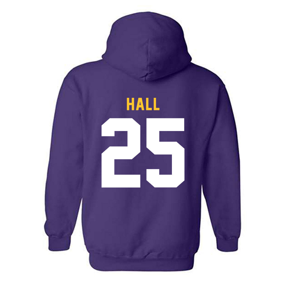 LSU - NCAA Football : Aiden Hall - Classic Shersey Hooded Sweatshirt-1