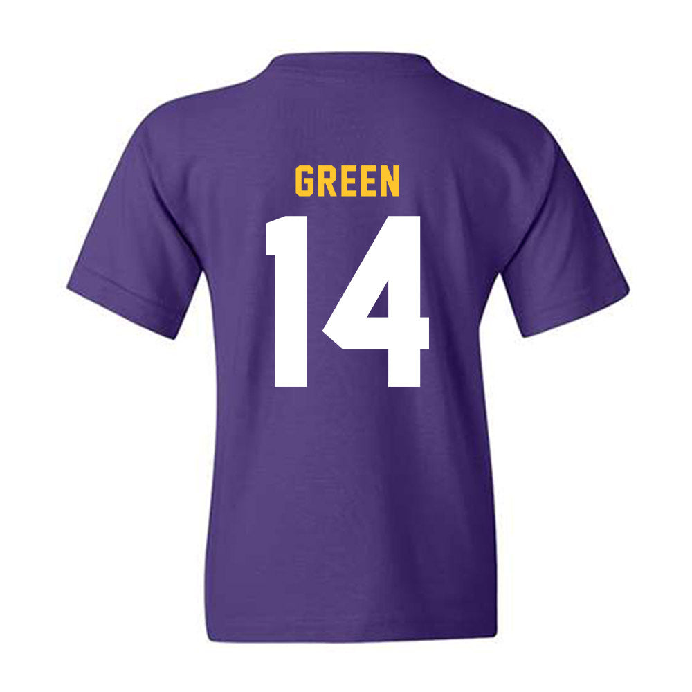 LSU - NCAA Football : Trey'Dez Green - Classic Shersey Youth T-Shirt-1