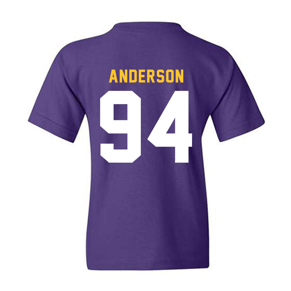 LSU - NCAA Football : Richard Anderson - Classic Shersey Youth T-Shirt-1