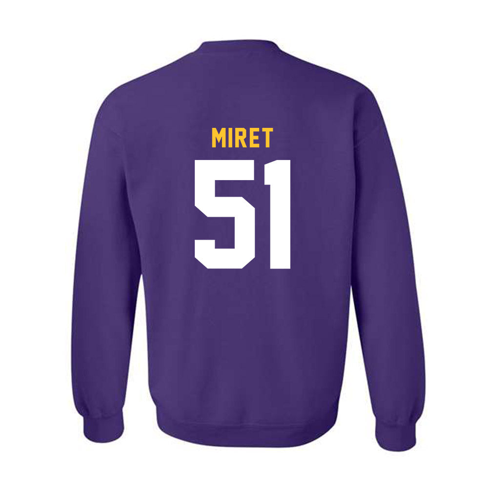 LSU - NCAA Football : Ryan Miret - Classic Shersey Crewneck Sweatshirt-1