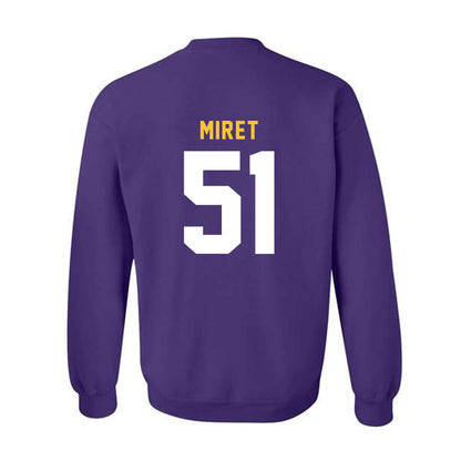 LSU - NCAA Football : Ryan Miret - Classic Shersey Crewneck Sweatshirt-1