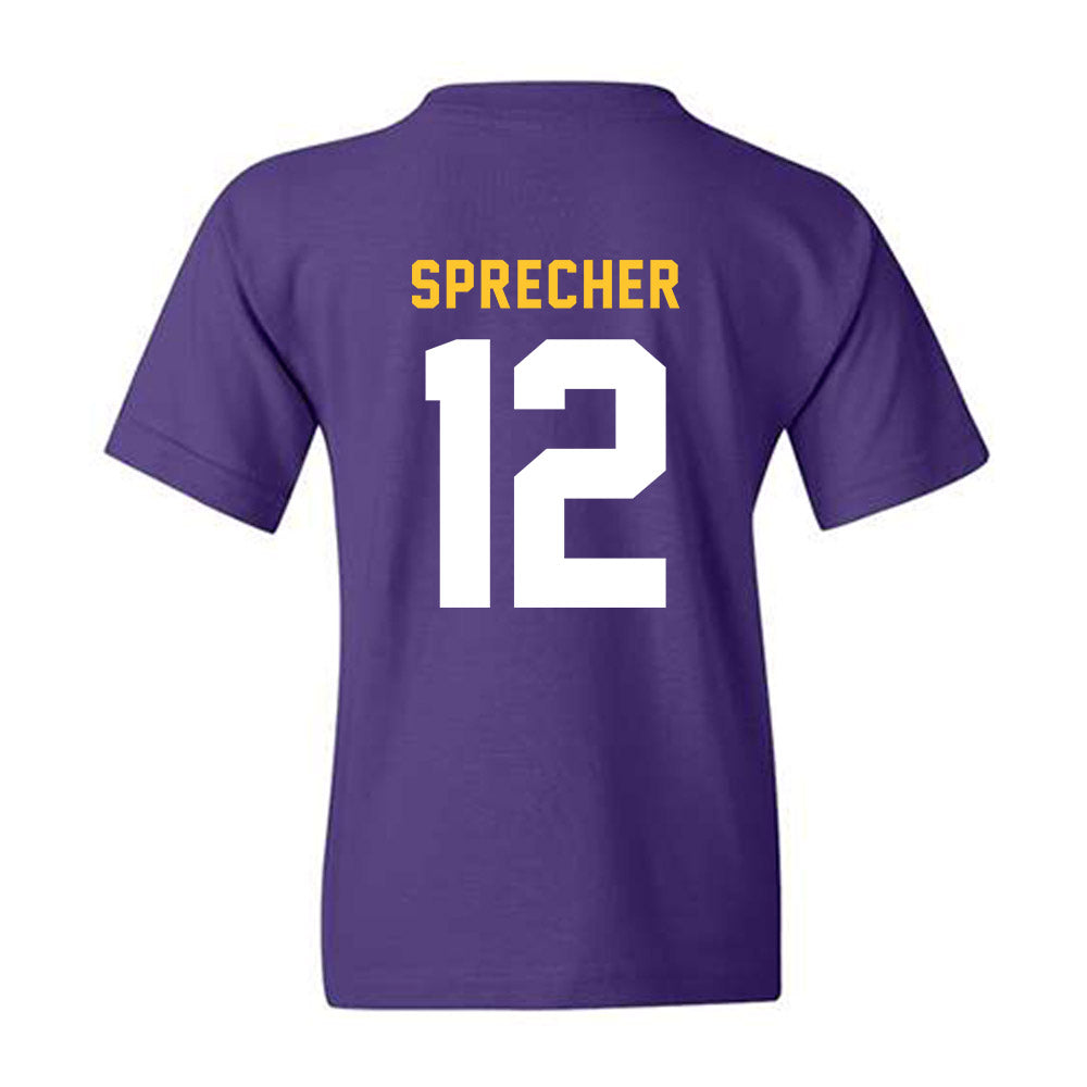 LSU - NCAA Beach Volleyball : Julia Sprecher - Classic Shersey Youth T-Shirt-1