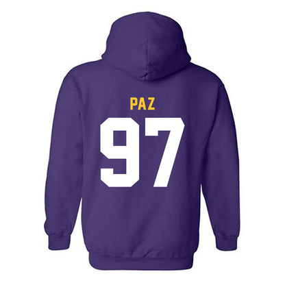 LSU - NCAA Baseball : Marcos Paz - Classic Shersey Hooded Sweatshirt-1