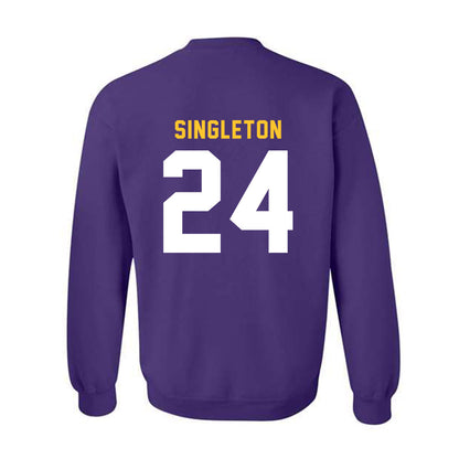 LSU - NCAA Football : Tylen Singleton - Classic Shersey Crewneck Sweatshirt-1