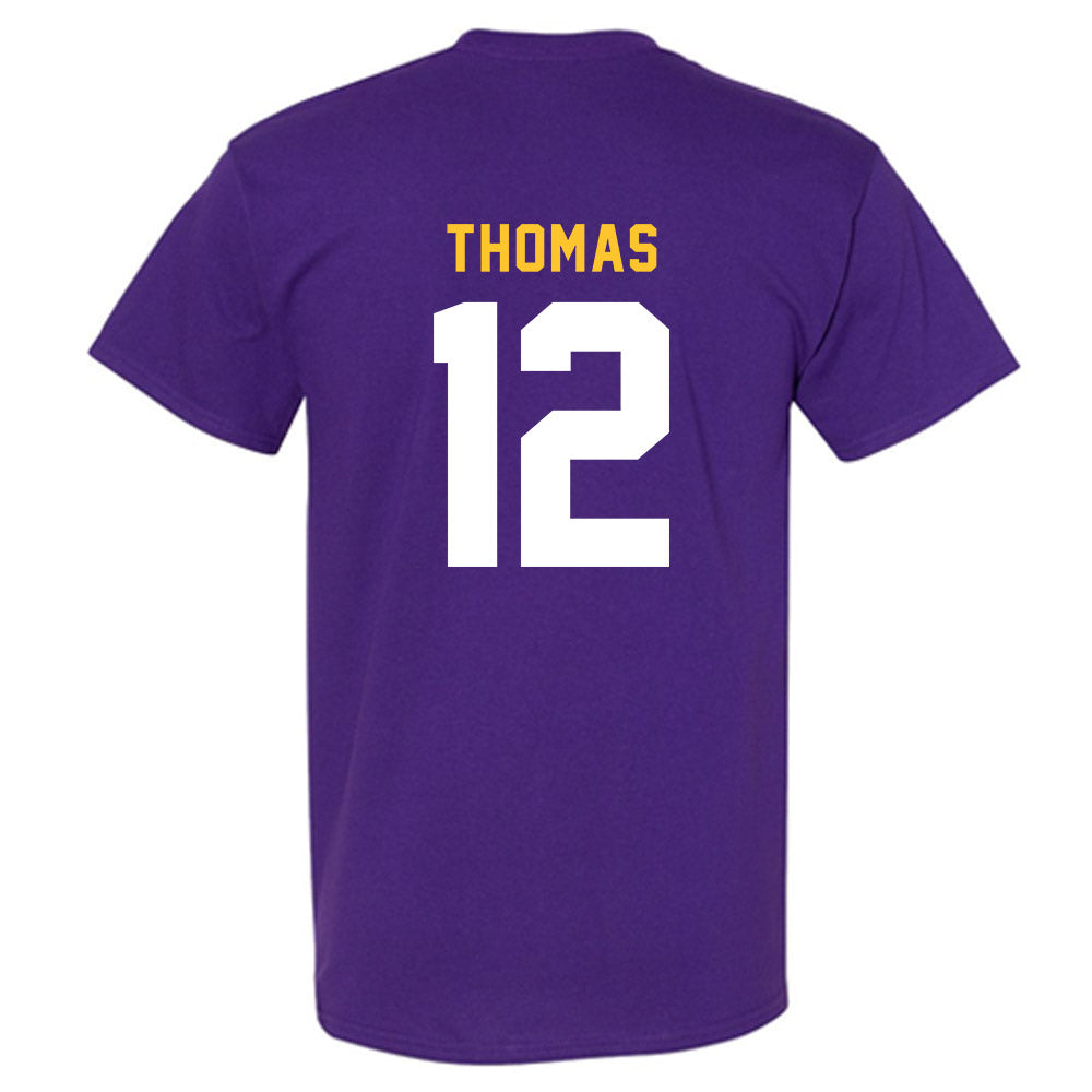 LSU - NCAA Football : Malachi Thomas - Classic Shersey T-Shirt-1