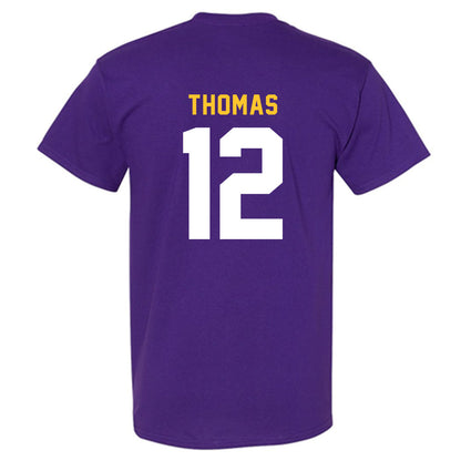 LSU - NCAA Football : Malachi Thomas - Classic Shersey T-Shirt-1