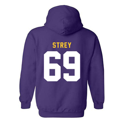 LSU - NCAA Football : Darrin Strey - Classic Shersey Hooded Sweatshirt-1