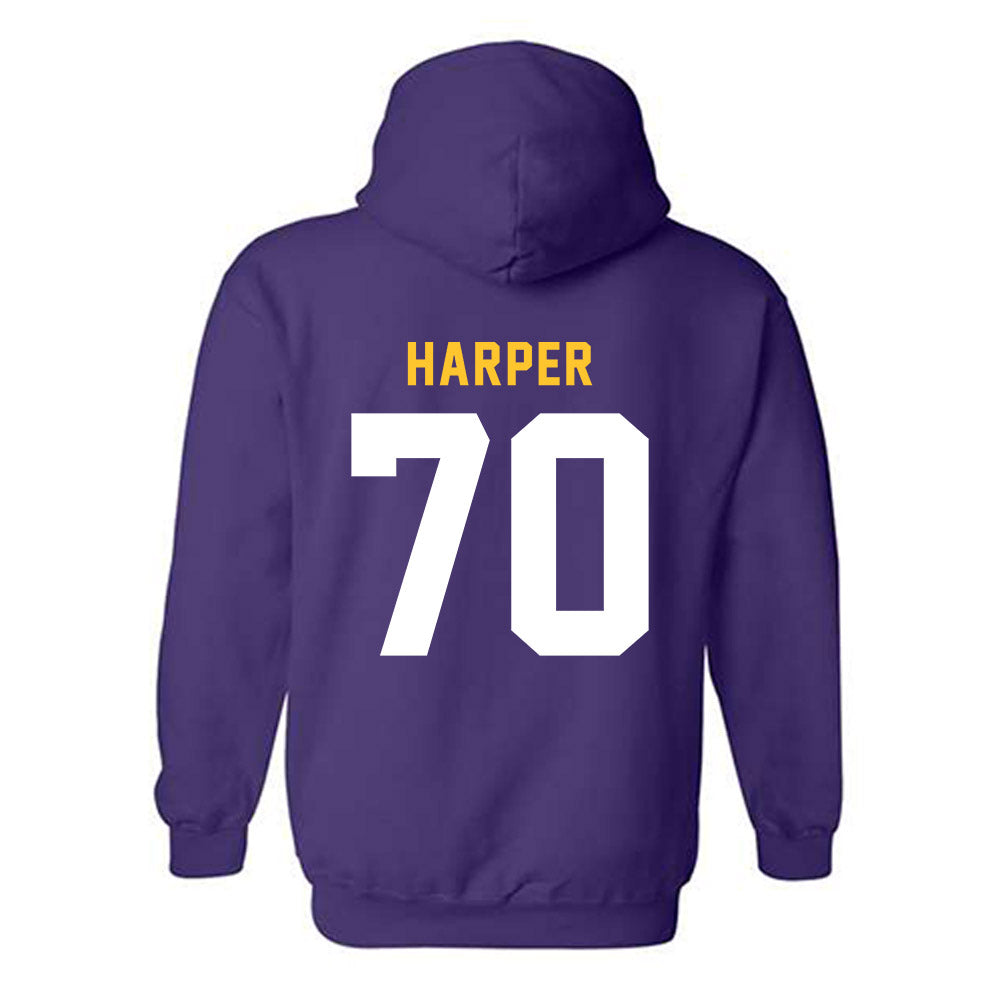 LSU - NCAA Football : Devin Harper - Classic Shersey Hooded Sweatshirt-1