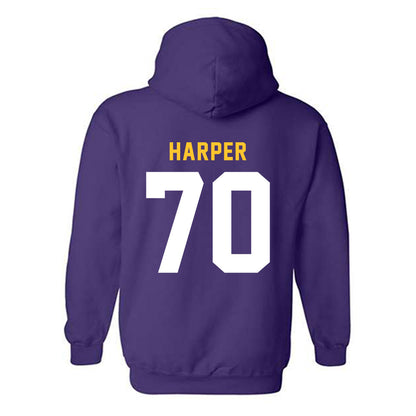 LSU - NCAA Football : Devin Harper - Classic Shersey Hooded Sweatshirt-1