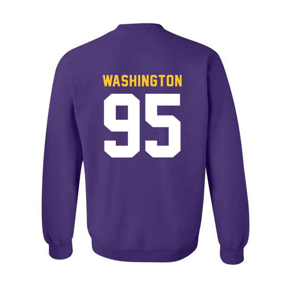 LSU - NCAA Football : Shone Washington - Classic Shersey Crewneck Sweatshirt-1