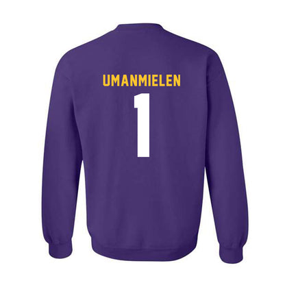 LSU - NCAA Football : Princewill Umanmielen - Classic Shersey Crewneck Sweatshirt-1