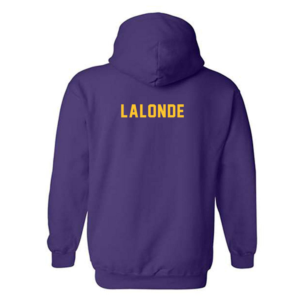 LSU - NCAA Women's Swimming & Diving : Morgan Lalonde - Classic Shersey Hooded Sweatshirt-1