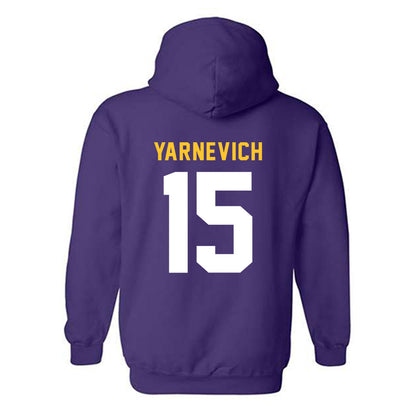 LSU - NCAA Women's Basketball : Meghan Yarnevich - Classic Shersey Hooded Sweatshirt-1